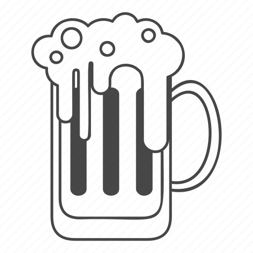 Beer, alcohol, drink, beverage, glass, lager, ale icon - Download on Iconfinder