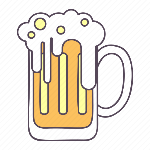 Beer, alcohol, beverage, sparkling, glass, lager, ale icon - Download on Iconfinder