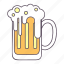 beer, alcohol, beverage, sparkling, glass, lager, ale 