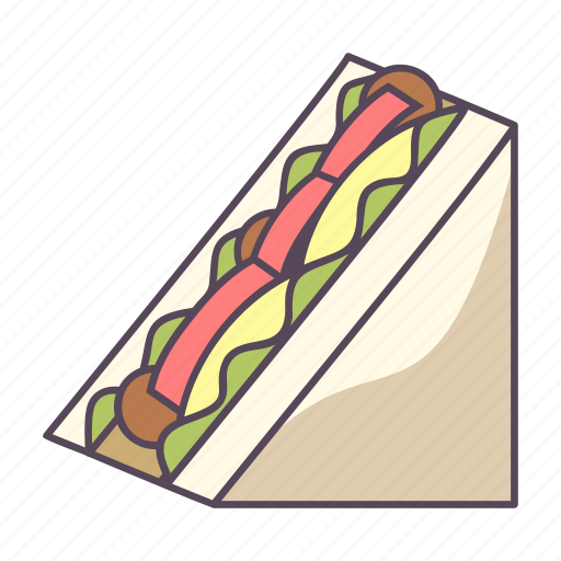 Sandwich, food, bread, meal, toast, ham, meat icon - Download on Iconfinder