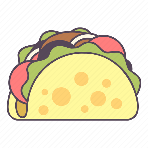 Food, taco, mexican, meal, spicy, restaurant, eat icon - Download on Iconfinder