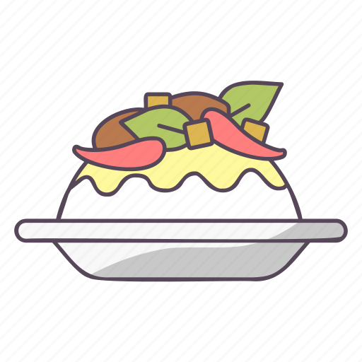 Rice, pork, basil, fired, food, delicious, spicy icon - Download on Iconfinder