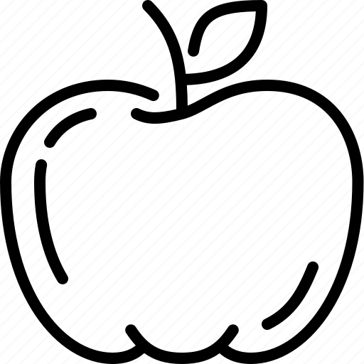 Apple, food, fruit, fruits, snack icon - Download on Iconfinder