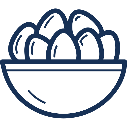 Bowl, breakfast, egg, food, gastronomy, kithcen icon - Free download