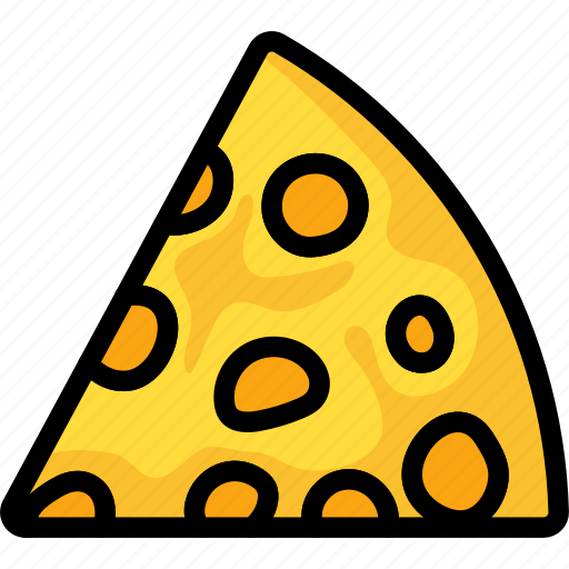 Food, cheese, dairy, gourmet, breakfast, lineart, snack icon - Download on Iconfinder