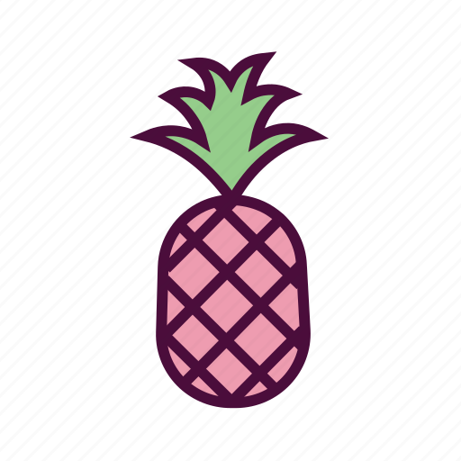 Dessert, diet, food, fresh fruit, healthy food, pineapple icon - Download on Iconfinder