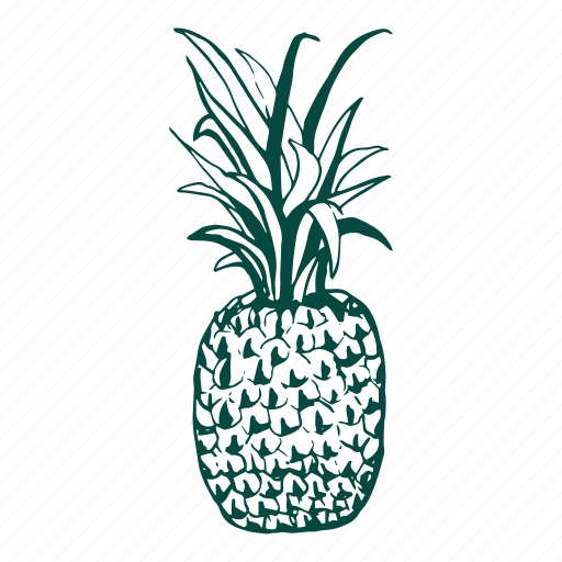 Pineapple, tropical, ananas, nature, fresh, fruit, summer icon - Download on Iconfinder