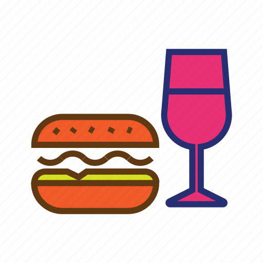 Burger, cheese burger, drink, fastfood, food, hamburger, junk food icon - Download on Iconfinder