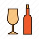 alcohol, beer, beverage, bottle and glass, drinks, party, wine