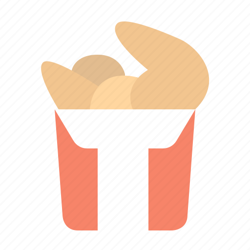 Bucket, food, fried, turkey, chicken, meal icon - Download on Iconfinder