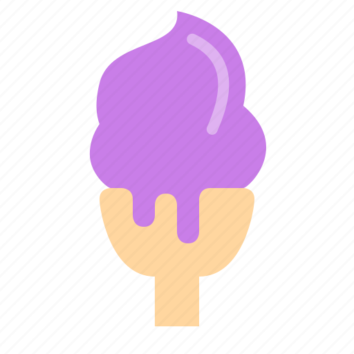 Food, dessert, cone, sweet, ice cream, ice, cream icon - Download on Iconfinder
