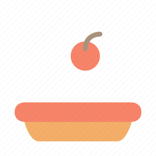 Food, fruit, sweet, cherry, cream, ice, cup icon - Download on Iconfinder