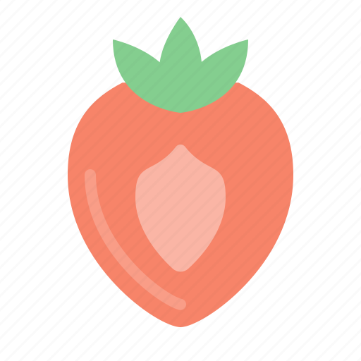 Tropical, food, split, fruit, sweet, strawberry icon - Download on Iconfinder