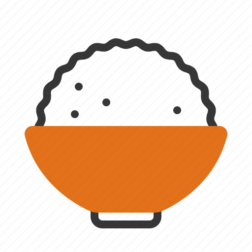 Bowl, food, grain, meal, rice icon - Download on Iconfinder