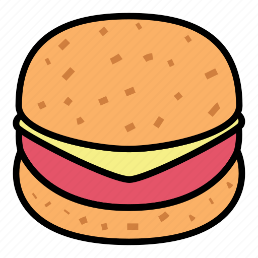 Breakfast, burger, fast food, food, hamburger, meat, meal icon - Download on Iconfinder