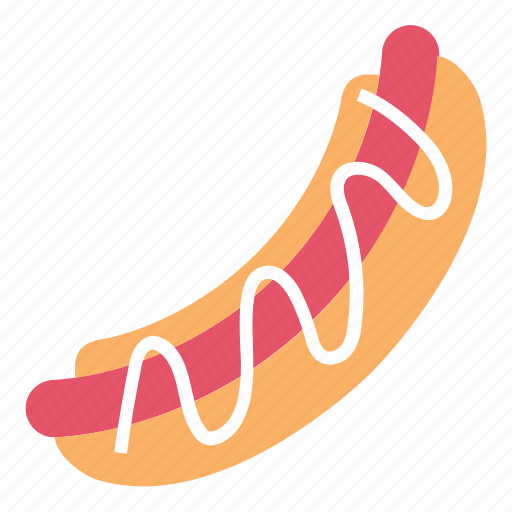 Breakfast, fast food, food, hot dog, mayonaise, meat, sausage icon - Download on Iconfinder