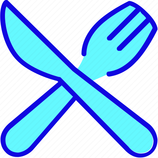 Cutlery, dinner, food, fork, knife, sign, tableware icon - Download on Iconfinder