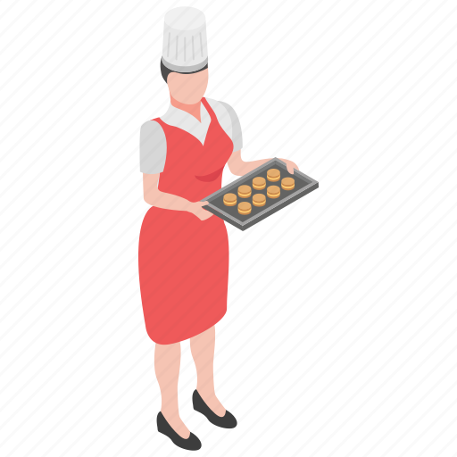 Baker, chef, cook, dough puncher, pastry maker icon - Download on Iconfinder