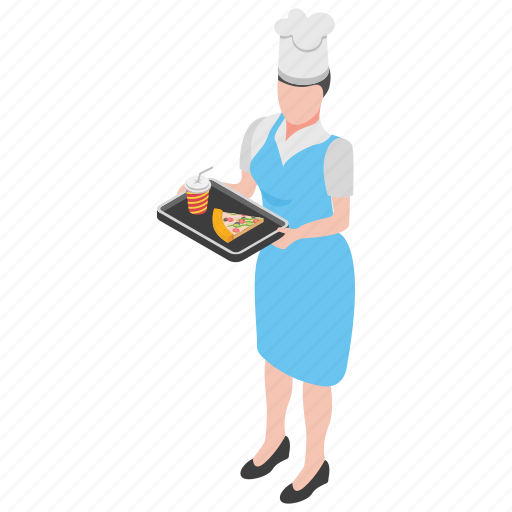 Food serving, food tray, hotel servant, restaurant waiter, waiter icon - Download on Iconfinder