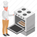 baker, chef, cook, dough puncher, pastry maker