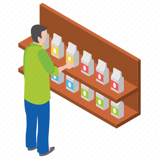 Dairy product, milk pack, milk products, milk rack, tetra pack icon - Download on Iconfinder