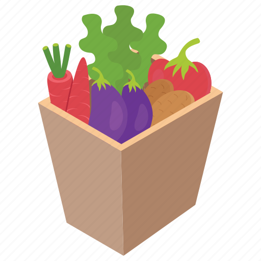 Green grocery, healthy salad, natural food, vegetable bucket, vegetable container icon - Download on Iconfinder