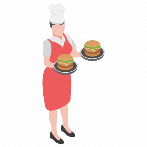 Burger, fast food, hamburger, junk food, serving burger icon - Download on Iconfinder