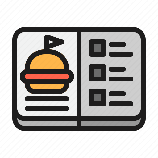 Food, delivery, menu, order, restaurant, hamburger icon - Download on Iconfinder