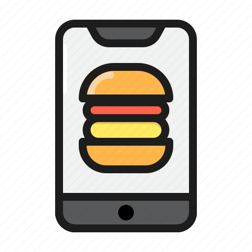 Food, delivery, online, order, hambuerger icon - Download on Iconfinder