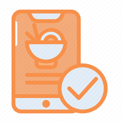 Food, delivery, check, order, online, noodle icon - Download on Iconfinder