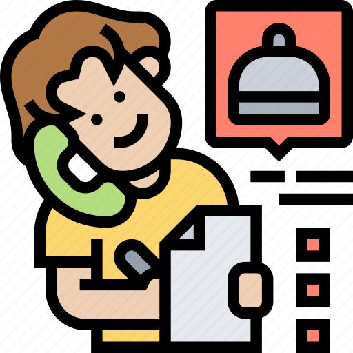 Order, receive, operator, menu, service icon - Download on Iconfinder