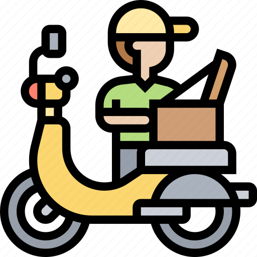 Delivery, food, restaurant, service, courier icon - Download on Iconfinder