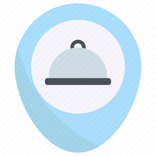 Placeholder, location, pin, map, direction, restaurant, food icon - Download on Iconfinder