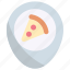 placeholder, location, pin, map, fast food, restaurant, pizza 