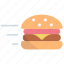 burger, fast-food, hamburger, junk-food, delivery, food delivery, food