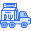 car, truck, transport, bag, food, delivery, restaurant