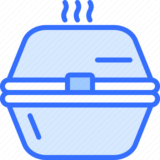 Container, steam, food, delivery, restaurant icon - Download on Iconfinder