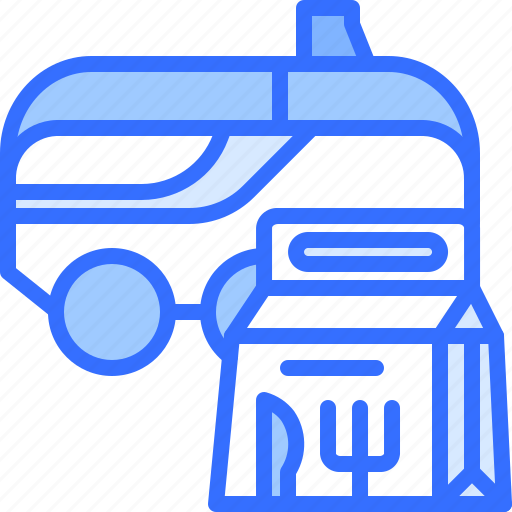 Robot, bag, food, delivery, restaurant icon - Download on Iconfinder