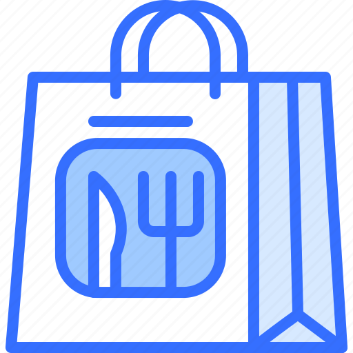 Bag, food, delivery, restaurant icon - Download on Iconfinder