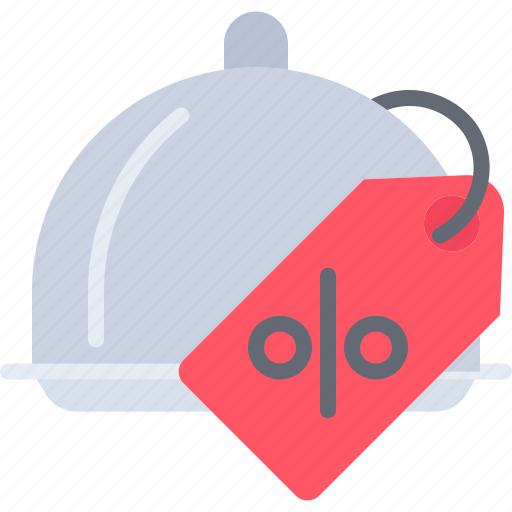 Discount, badge, food, delivery, restaurant icon - Download on Iconfinder