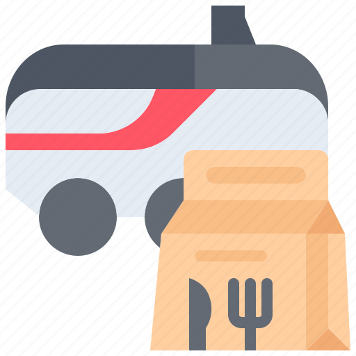 Robot, bag, food, delivery, restaurant icon - Download on Iconfinder
