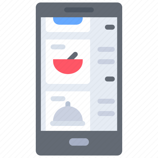 Smartphone, app, food, delivery, restaurant icon - Download on Iconfinder