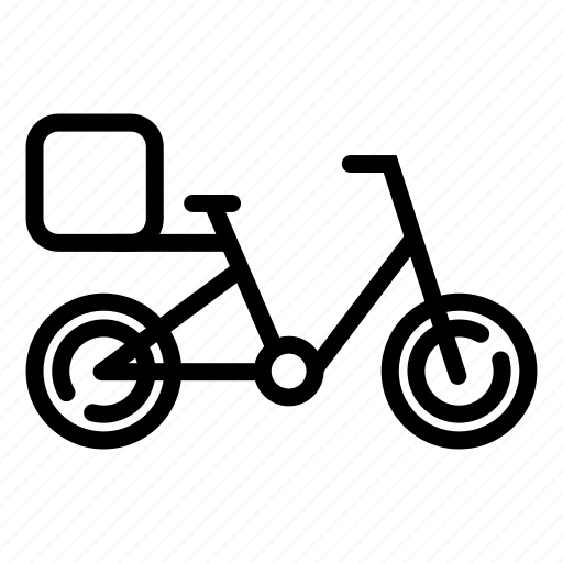 Delivery, bike, logistics, package, transportation, truck, cycling icon - Download on Iconfinder