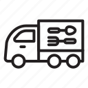 food, delivery, service, truck, car, vehicle, transportation