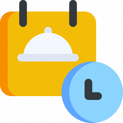Date, calendar, schedule, time, clock, delivery, tray icon - Download on Iconfinder