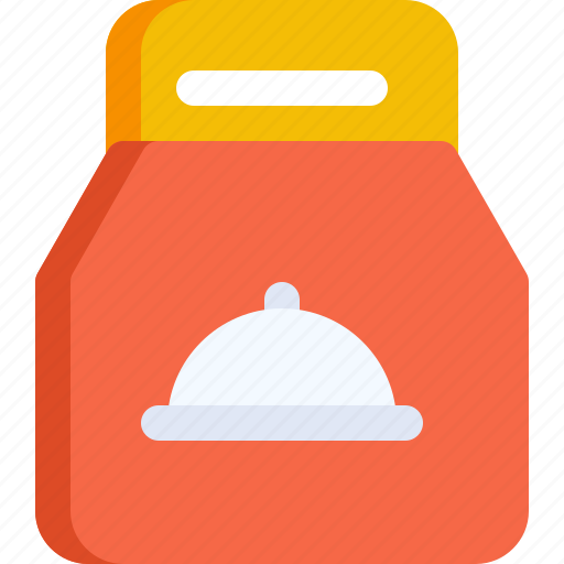 Food bag, take away, eating, food, packing, delivery, restaurant icon - Download on Iconfinder