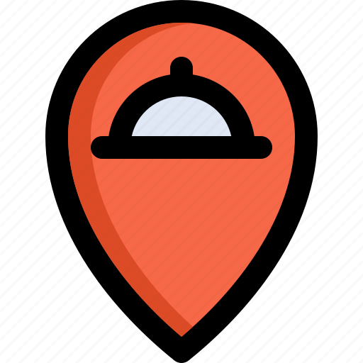 Location, map, gps, pin, place, restaurant, cafe icon - Download on Iconfinder