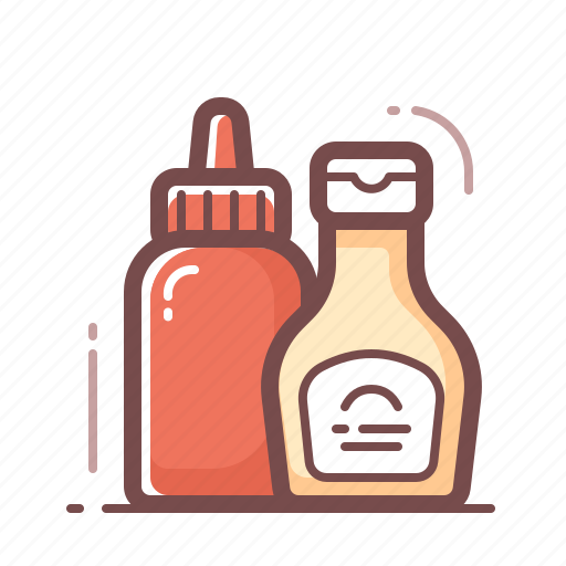 Ketchup, mustard, sauces icon - Download on Iconfinder