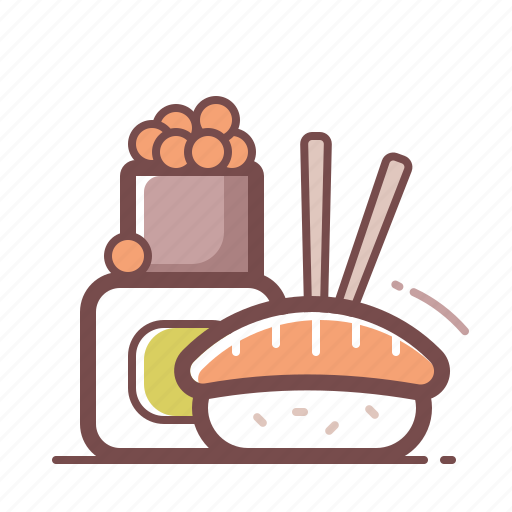 Asian, roll, sushi icon - Download on Iconfinder