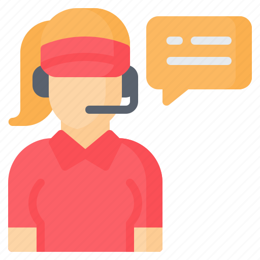 Avatar, call center, customer service, fast food, help, restaurant, woman icon - Download on Iconfinder